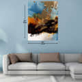 Flowing Resin Art Wall Painting - top_view