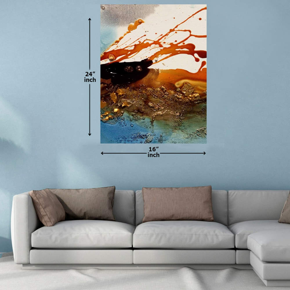 Freestyle Resin Art Digital Wall Painting - photo