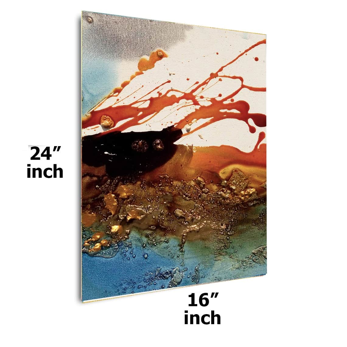 Freestyle Resin Art Digital Wall Painting - front_view