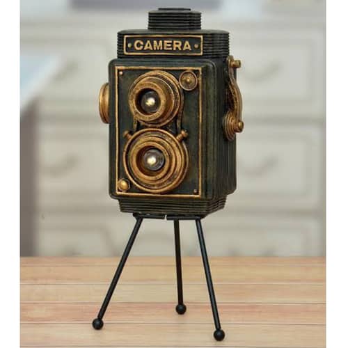 Vintage Tripod Camera Showpiece