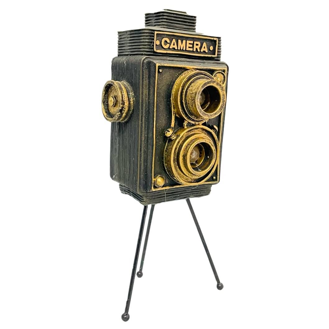 Vintage Tripod Camera Showpiece