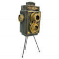 Vintage Tripod Camera Showpiece - front_view