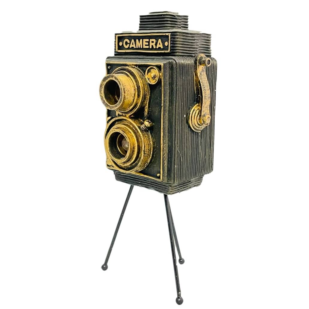 Vintage Tripod Camera Showpiece