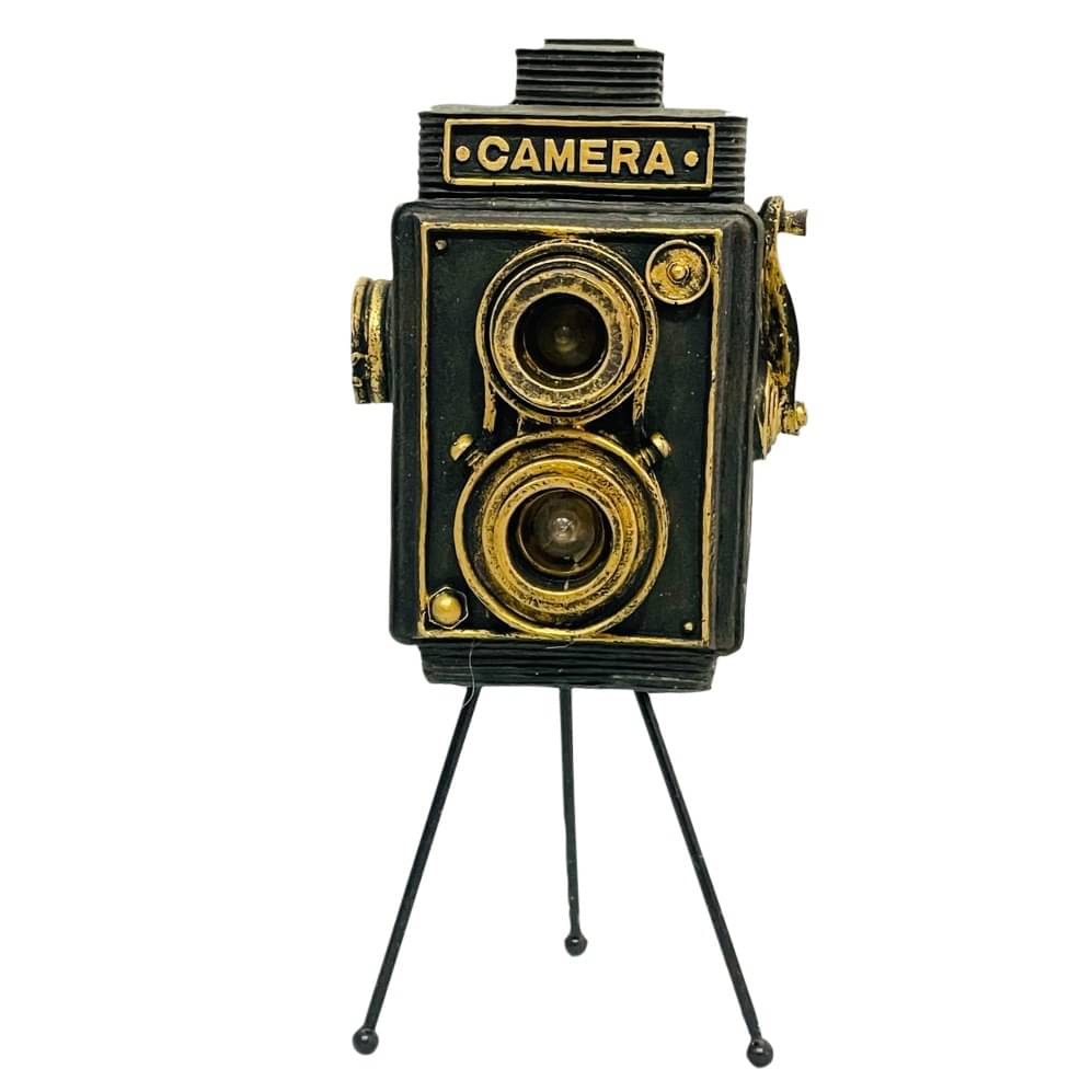 Vintage Tripod Camera Showpiece