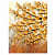 3D Effect Autumn Tree Digital Wall Painting - rear_view