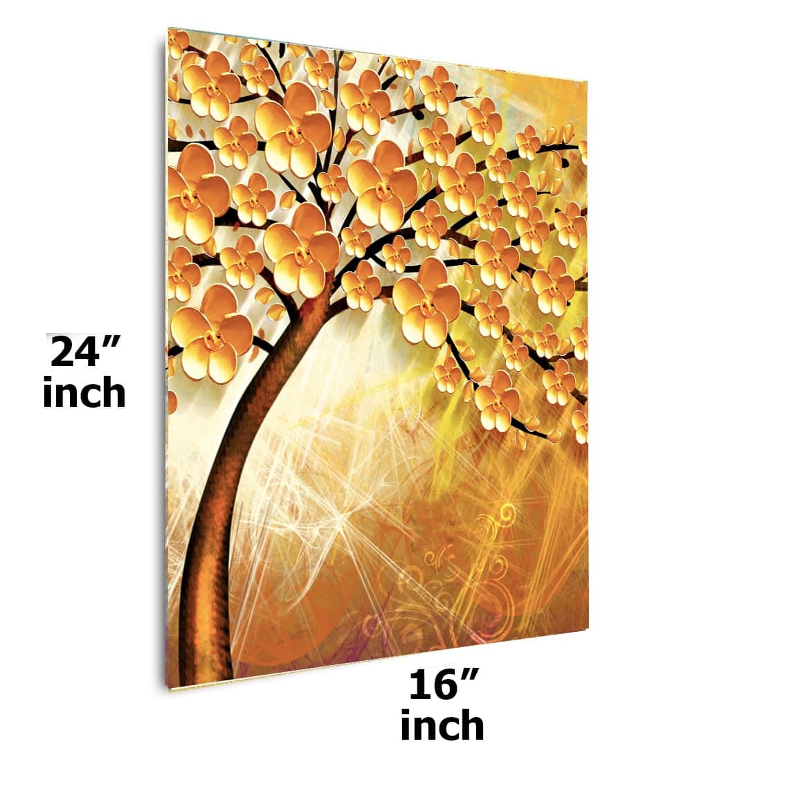 3D Effect Autumn Tree Wall Painting - front_view