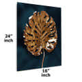 3D Golden Leaf Digital Wall Painting - front_view