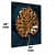 3D Golden Leaf Digital Wall Painting - front_view