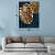 Golden Leaf Wall Painting - top_view