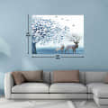 Winter Dear Wall Painting - photo