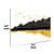 Gold Black Mountain vector Wall Painting - front_view