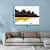 Gold Black Mountain vector Digital Wall Painting - top_view