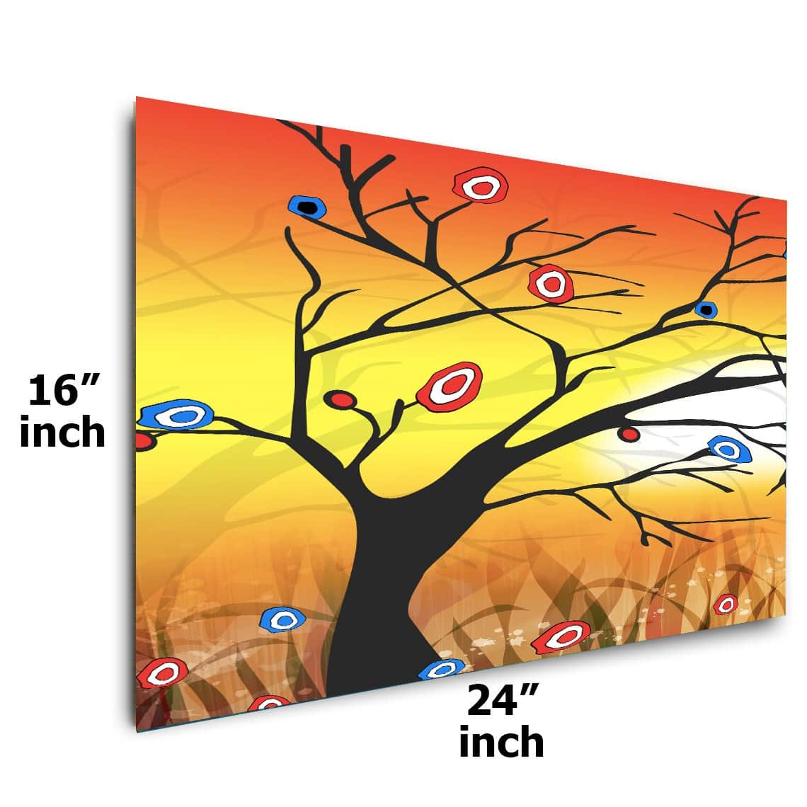 Goal Achieving tree Digital Wall Painting - front_view