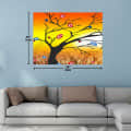 Goal Achieving tree Digital Wall Painting - top_view