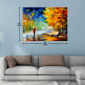 Abstract Tree Digital Wall Painting - top_view