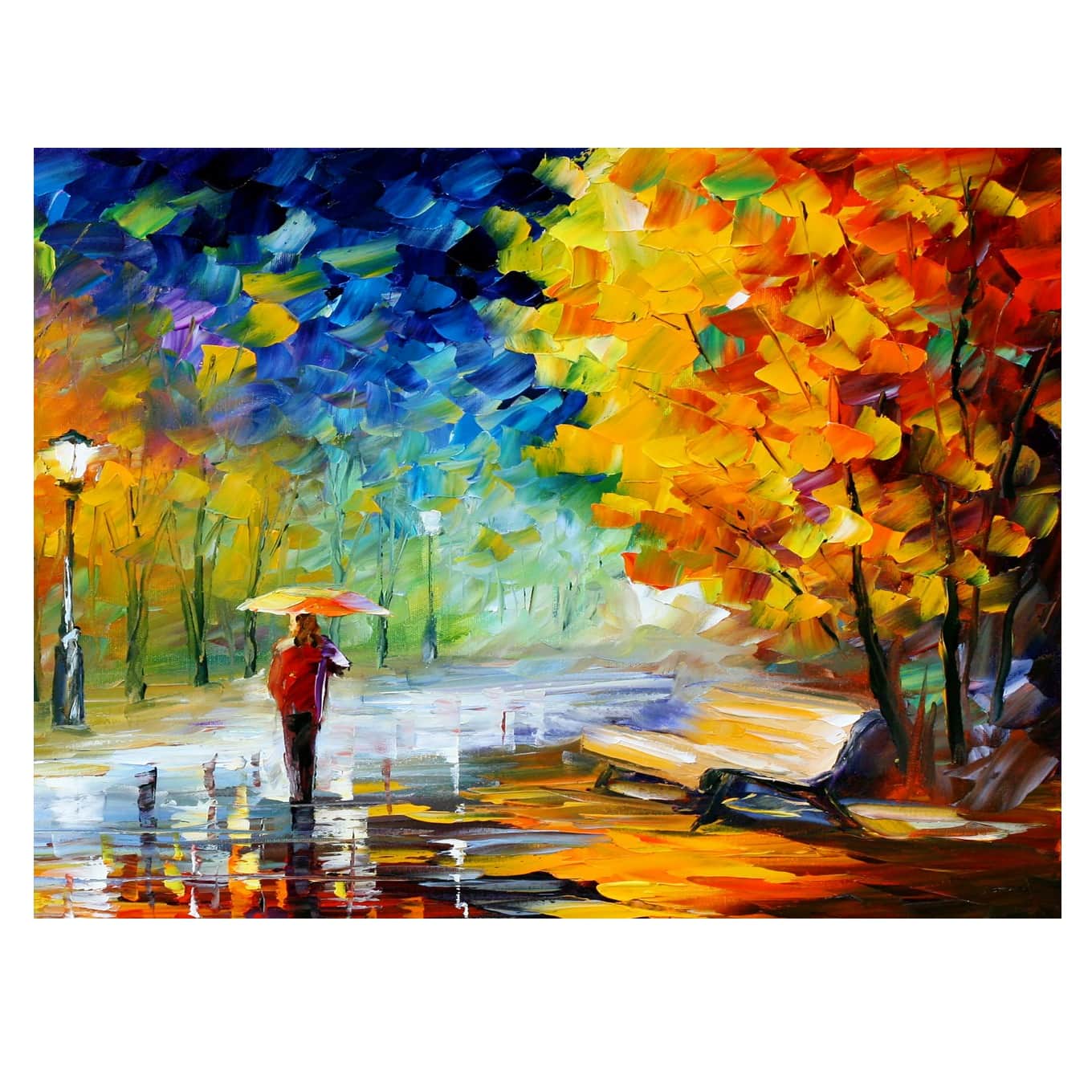 Abstract Tree Digital Wall Painting - rear_view