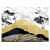 Rainy Weather Gold Black Digital Wall Painting - rear_view