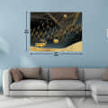 Gold Theme Fortune Digital Wall Painting - photo