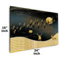 Fortune Time Gold Digital Wall Painting - front_view