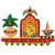 Hand Crafted Kalash Diya Key Holder - front_view