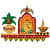 Hand Crafted Kalash Diya Key Holder - top_view