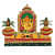 Hand Crafted Double Kalash Keyholder - front_view