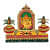 Hand Crafted Double Kalash Keyholder - bottom_view