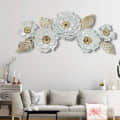 Royal White Jasmine flower Metal Wall Art - photo