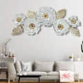 Royal White Jasmine flower Metal Wall Art - front_view
