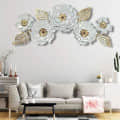 Royal White Jasmine flower Metal Wall Art - rear_view