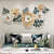 Green Gingko Leaf Metal Wall Decor - photo