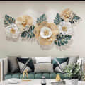 Green Gingko Leaf Metal Wall Decor - top_view