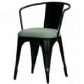 Varg Metal Cushion Chair - front_view