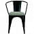 Varg Metal Cushion Chair - top_view