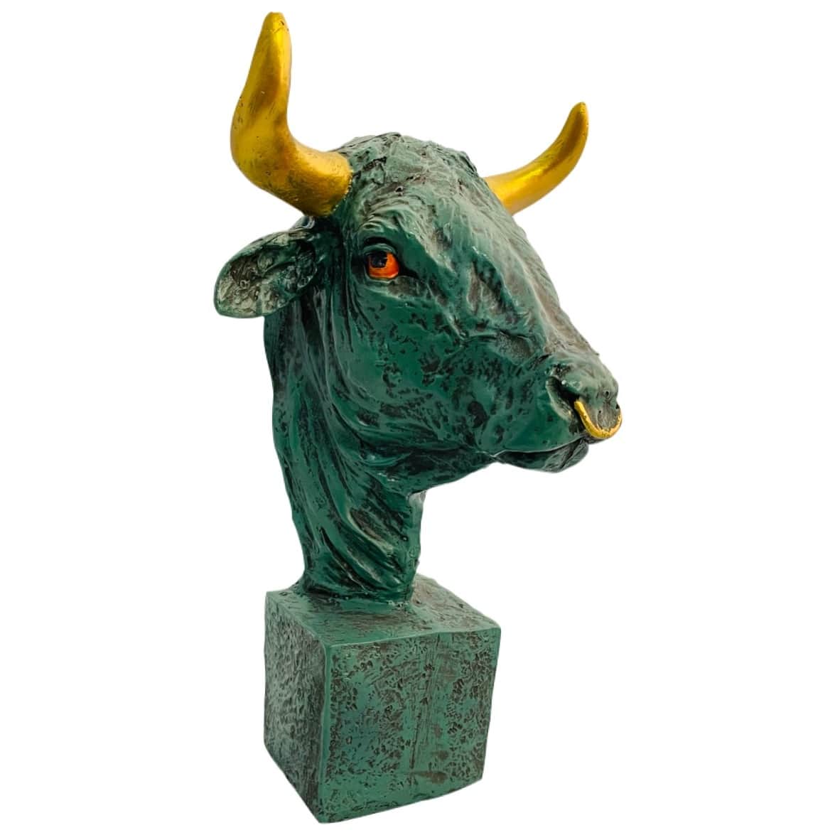 Bull Head Showpiece - front_view