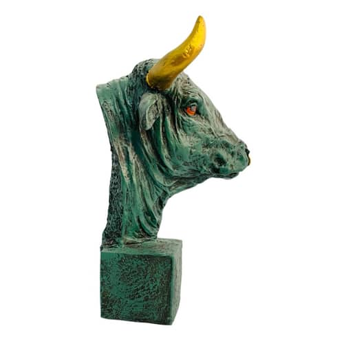 Bull Head Showpiece