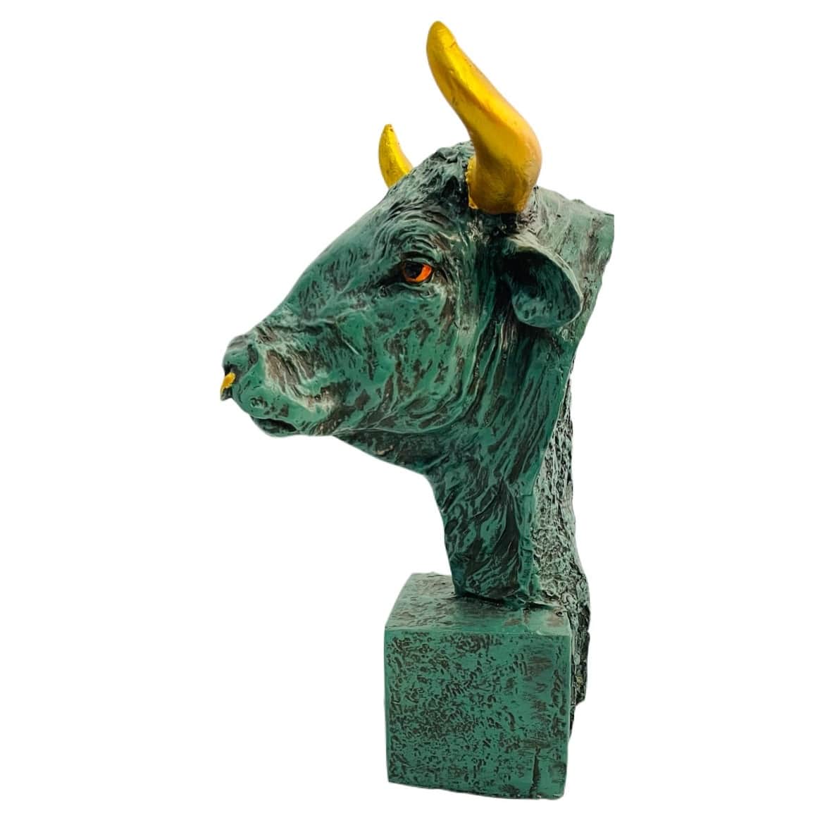 Bull Head Showpiece - rear_view