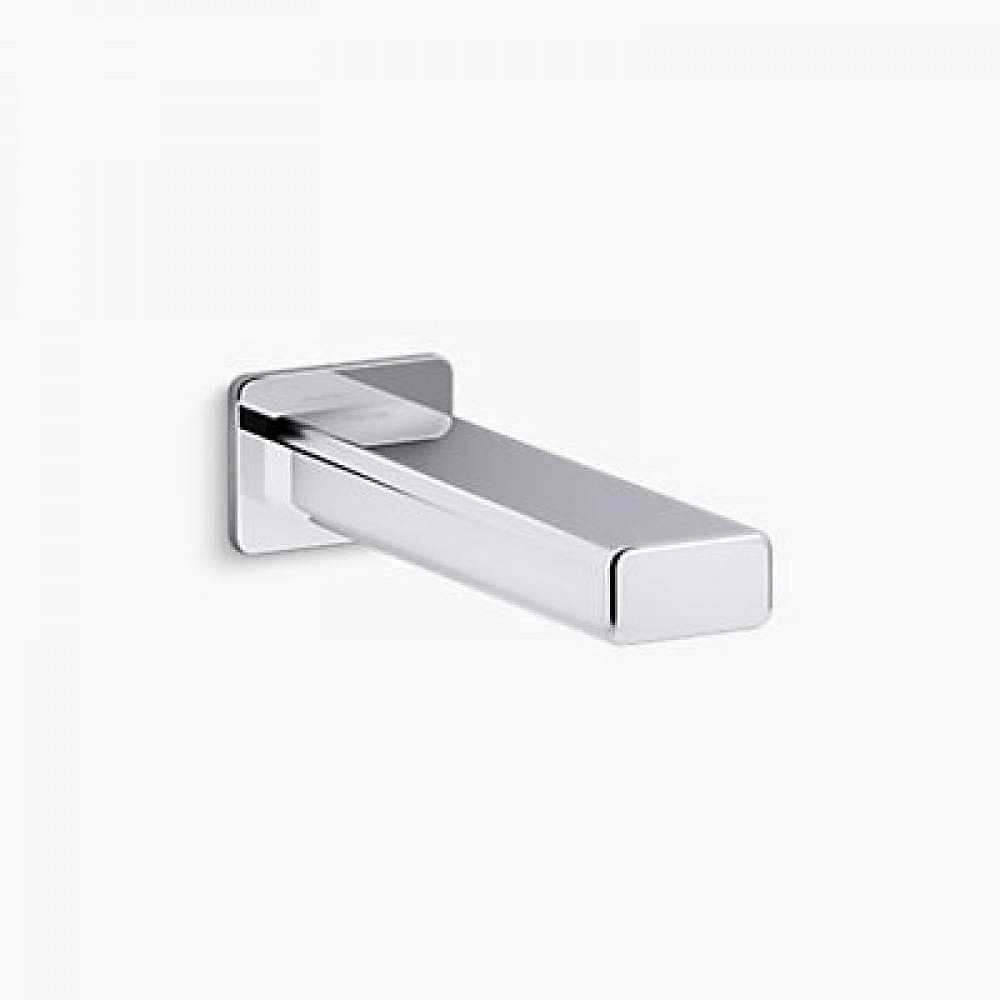 Strayt Wall mount bath spout K37344IN-CP - photo