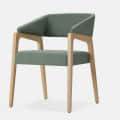 Solid Wood Emma Armchair - top_view