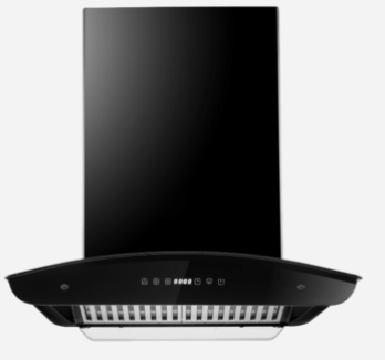 Crystal 60 cm Auto Clean Chimney - top_view