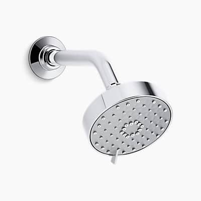 Kohler Awaken  Geometric Multi-mode Showerhead With Shower Arm In Polished Chrome K-72419IN-CP - rear_view