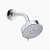 Kohler Awaken  Geometric Multi-mode Showerhead With Shower Arm In Polished Chrome K-72419IN-CP - rear_view