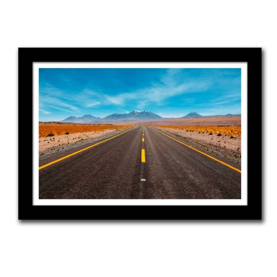 Atacama Desert Wall Poster Glass Framed Large Size