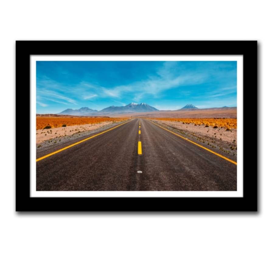 Atacama Desert Wall Poster Glass Framed Large Size