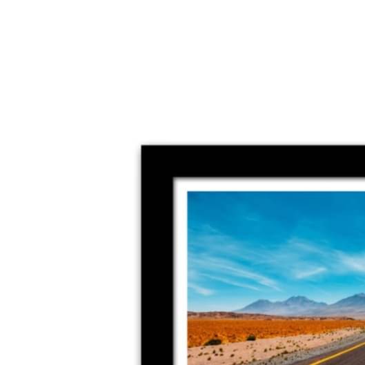 Atacama Desert Wall Poster Glass Framed Large Size