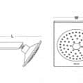 Stance  Showerhead with Showerarm K-14787T-CP - front_view