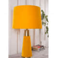 Royal Yellow Velour Table lamp - front_view