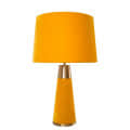 Royal Yellow Velour Table lamp - left_view