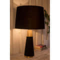 Royal Black Velour Table lamp - photo