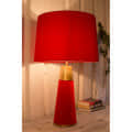Royal Red Velour Table lamp - front_view